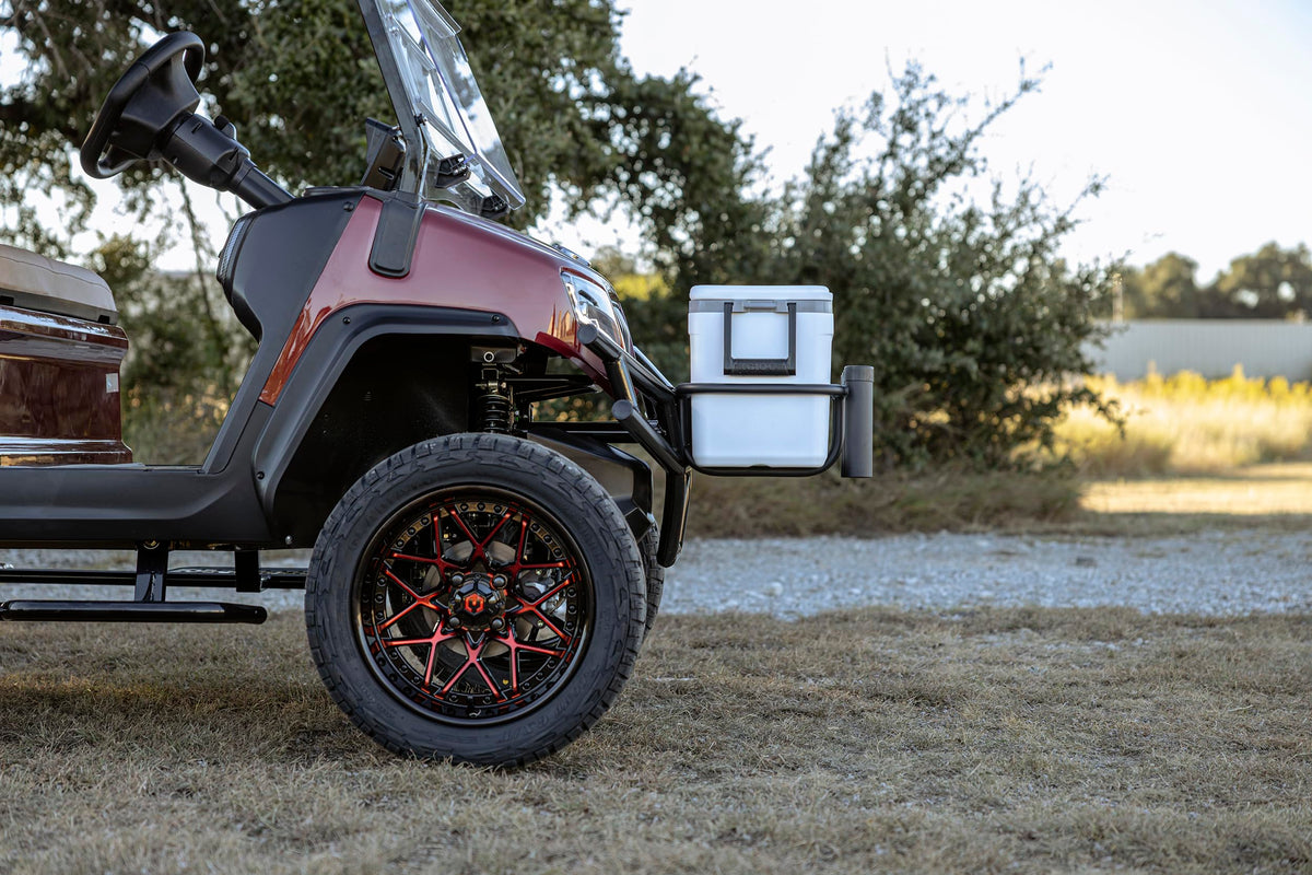 MODZ matte black powder coat finish resists weather and wear