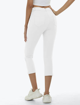 MoFiz Capri pants high-waist tummy control for a flattering silhouette