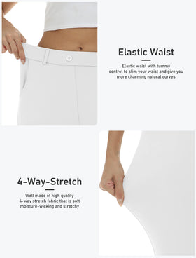 MoFiz Capri pants stretch fabric texture for all-day comfort