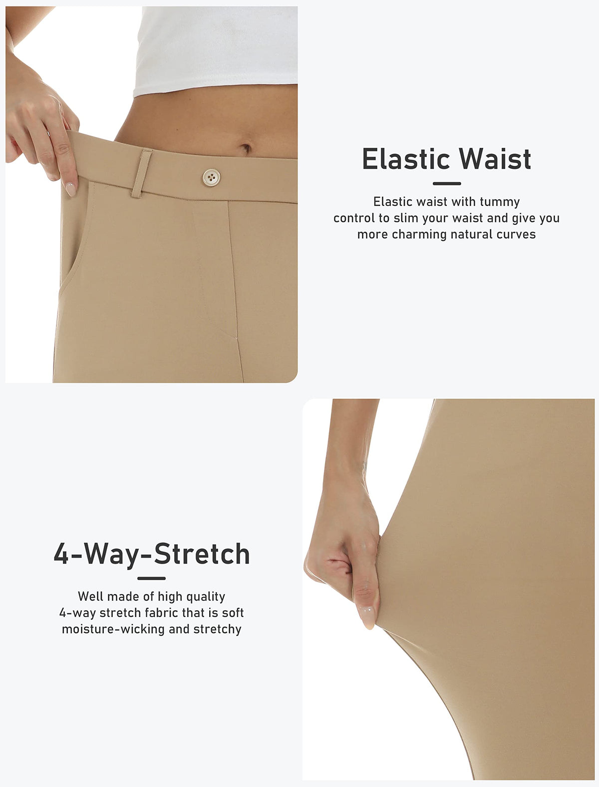 MoFiz Capri Work Pants pocket detail for essentials on the go.