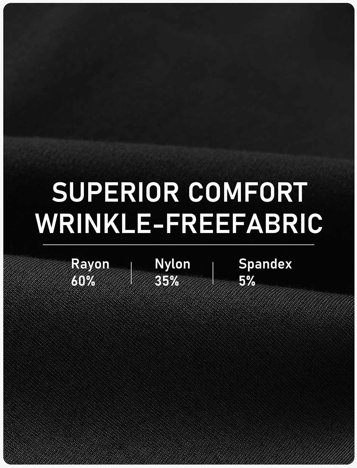 MoFiz Ladies Capri Pants fabric weave showing moisture-wicking and softness.