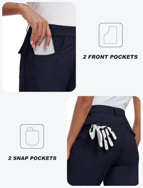 MoFiz lightweight capri pants with quick-dry fabric ideal for travel and sports