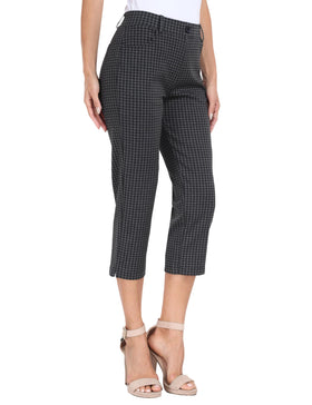 MoFiz houndstooth dress pants provide a polished office-ready silhouette.
