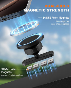 MoKo 360° rotation enables portrait or landscape view for GPS and videos.