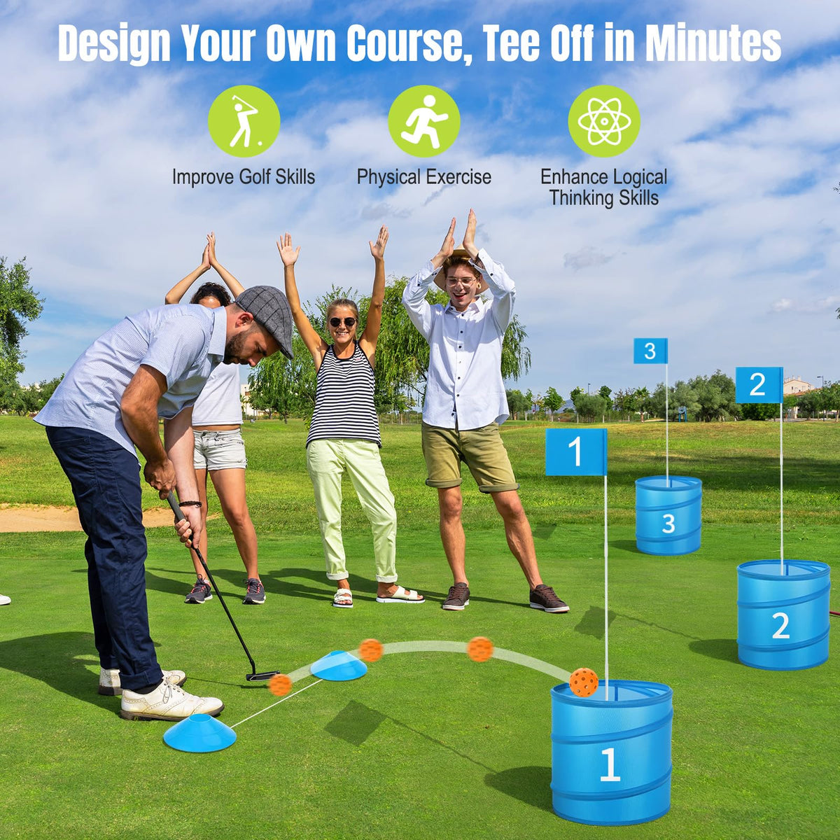 MoKo Battle Golf scoreboard used to track rounds and spark friendly competition
