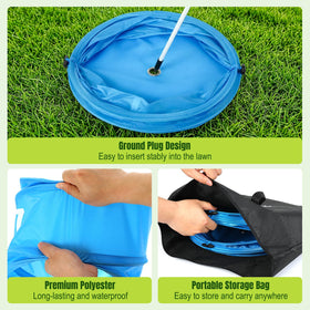MoKo set includes six buckets, six flags, bases and balls for versatile play