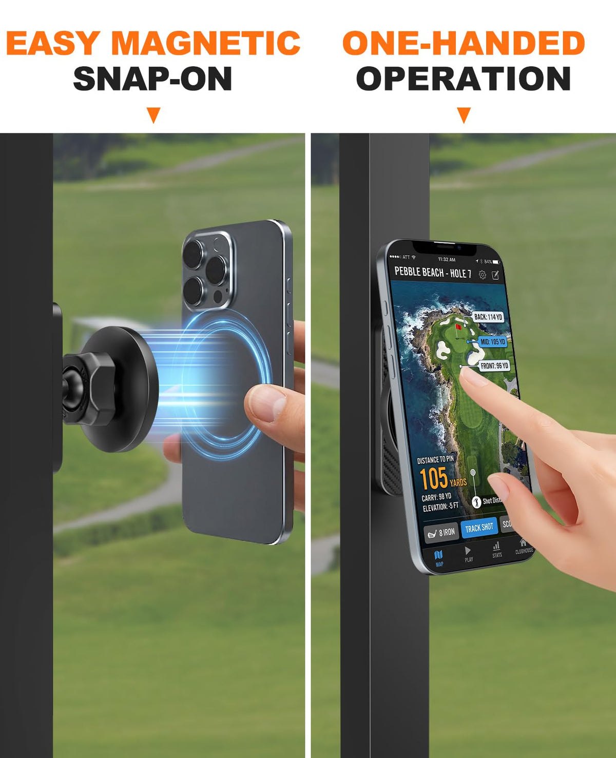 MoKo silicone base protects your cart's surface from scratches.