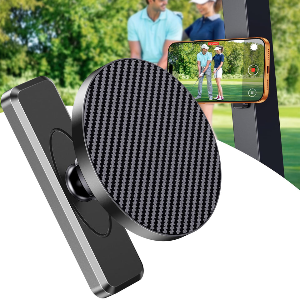 MOKPR base secures your phone on rough golf cart rides
