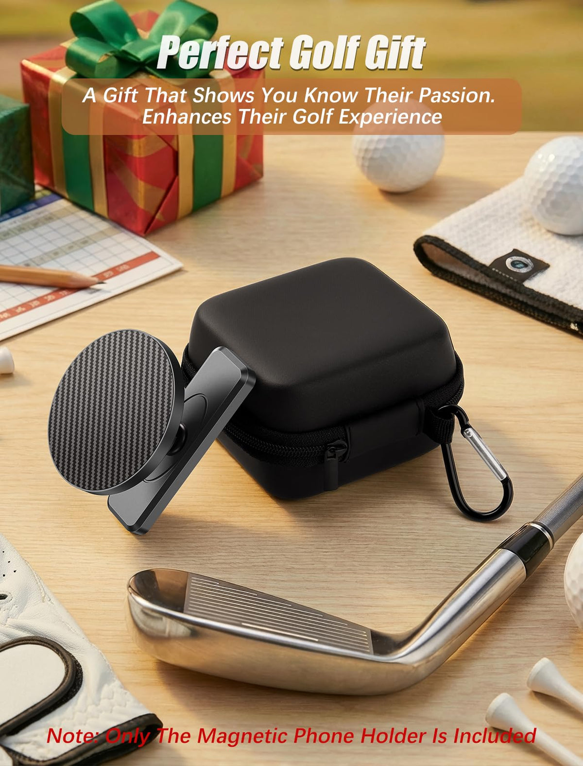 MOKPR compact design fits neatly on golf carts