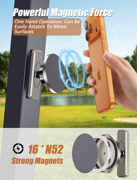 MOKPR magnetic ring shows 22 magnets for stable hold on uneven greens