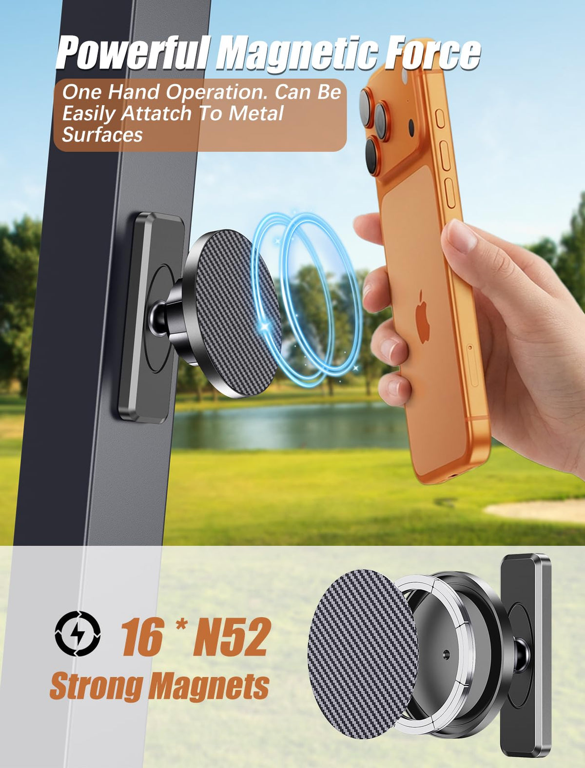 MOKPR magnetic ring for MagSafe devices with stronger grip