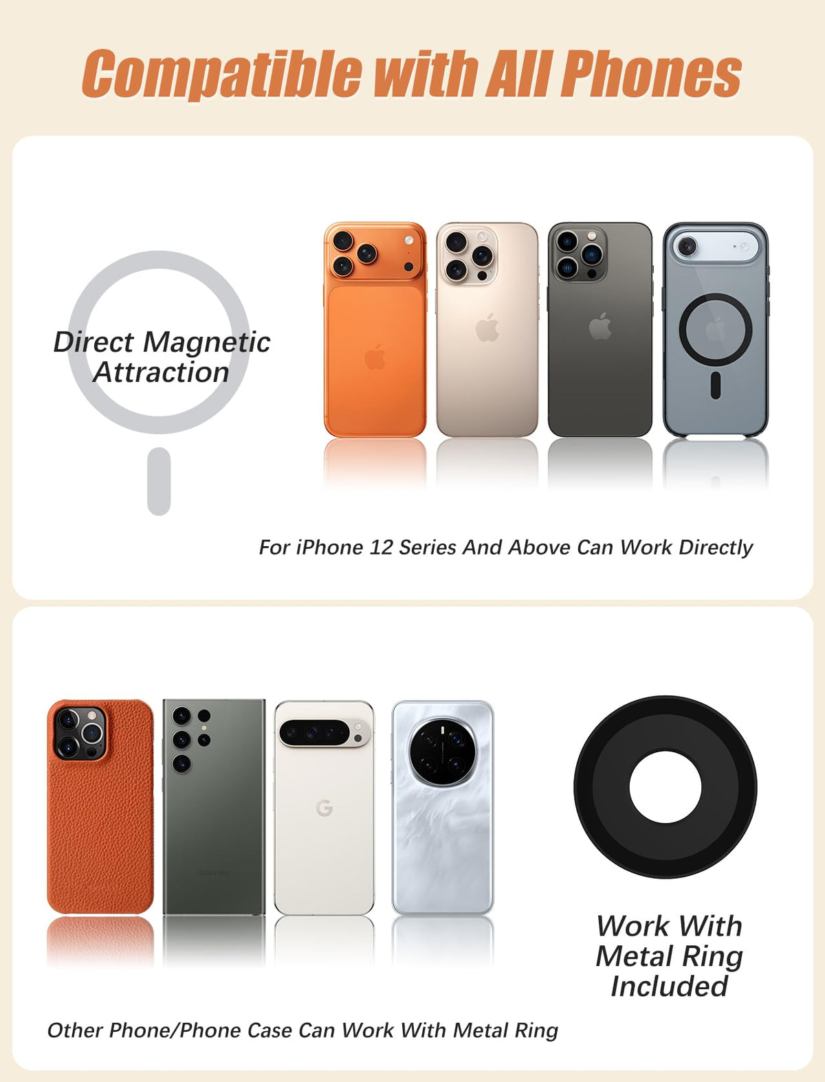 MOKPR magnetic golf cart phone holder quick installation in seconds
