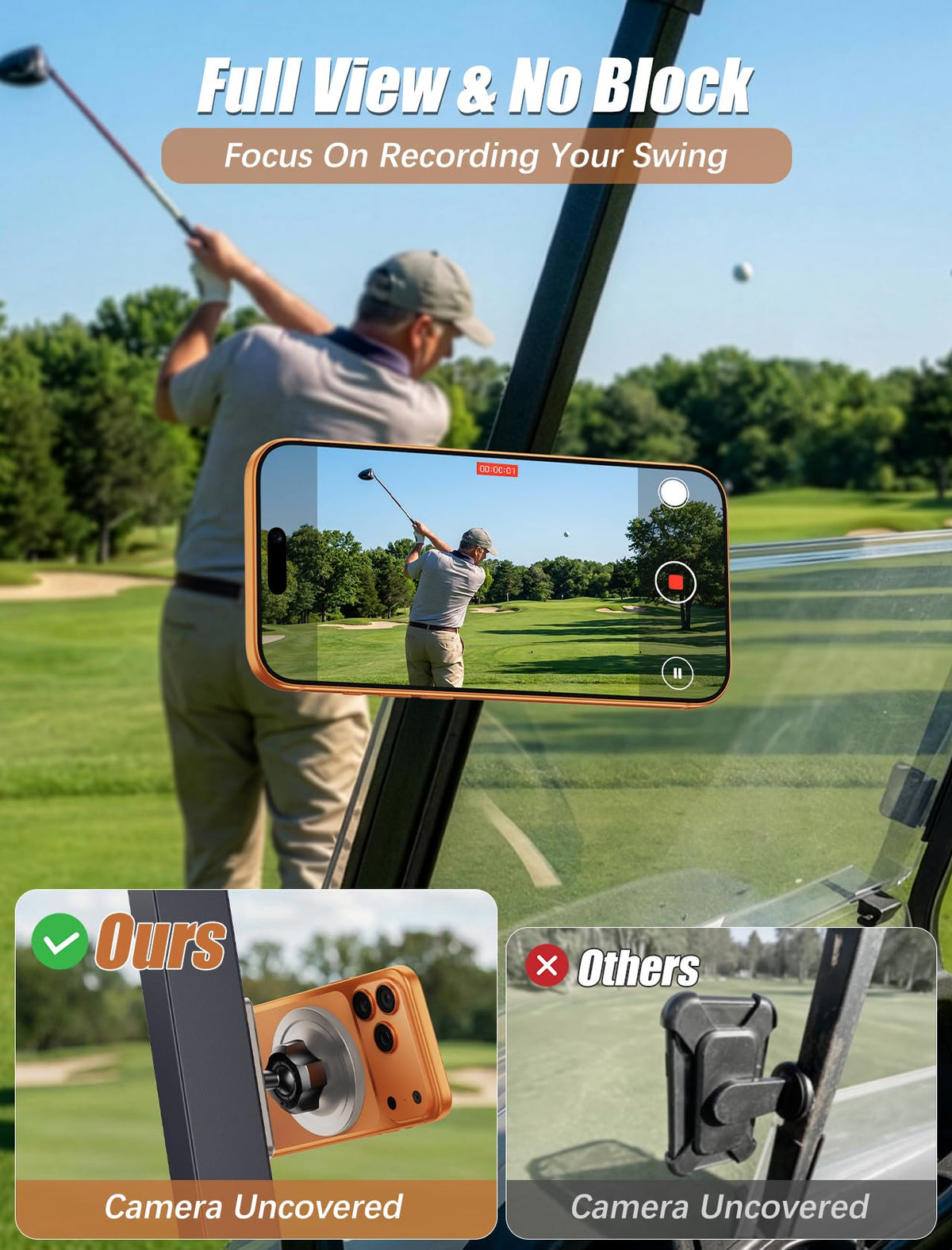 MOKPR 360-degree rotation joint enables ideal viewing angles