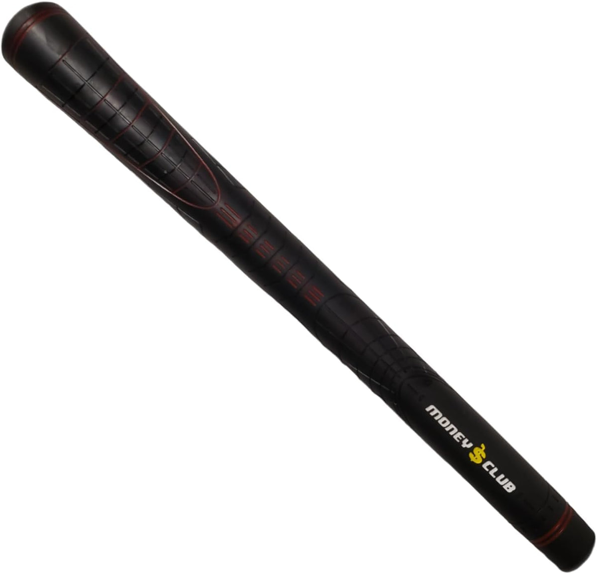 Money Club Driver black velvet grip closeup highlights premium feel.
