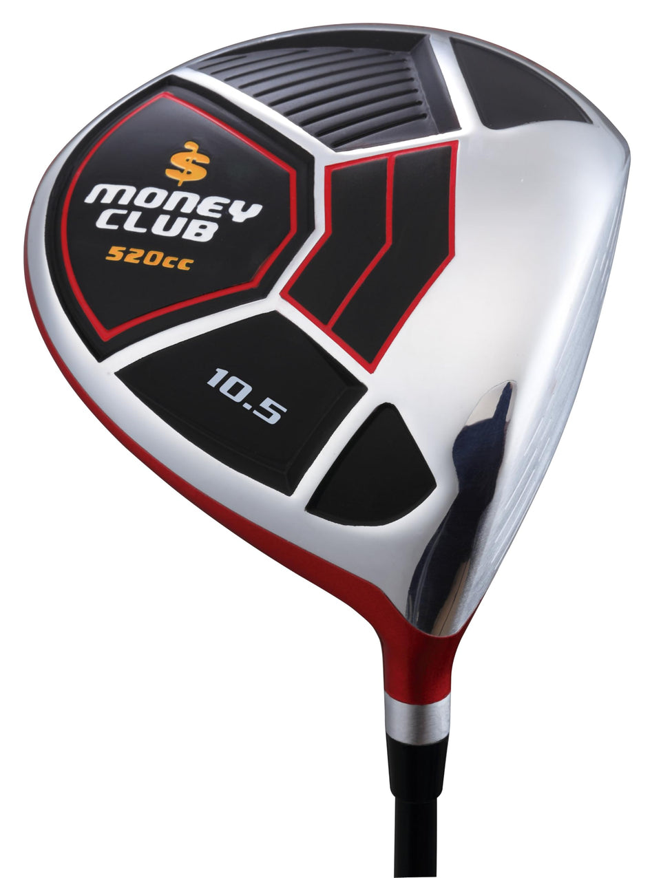 Money Club driver 520cc face close-up shows forgiving design for off-center shots.
