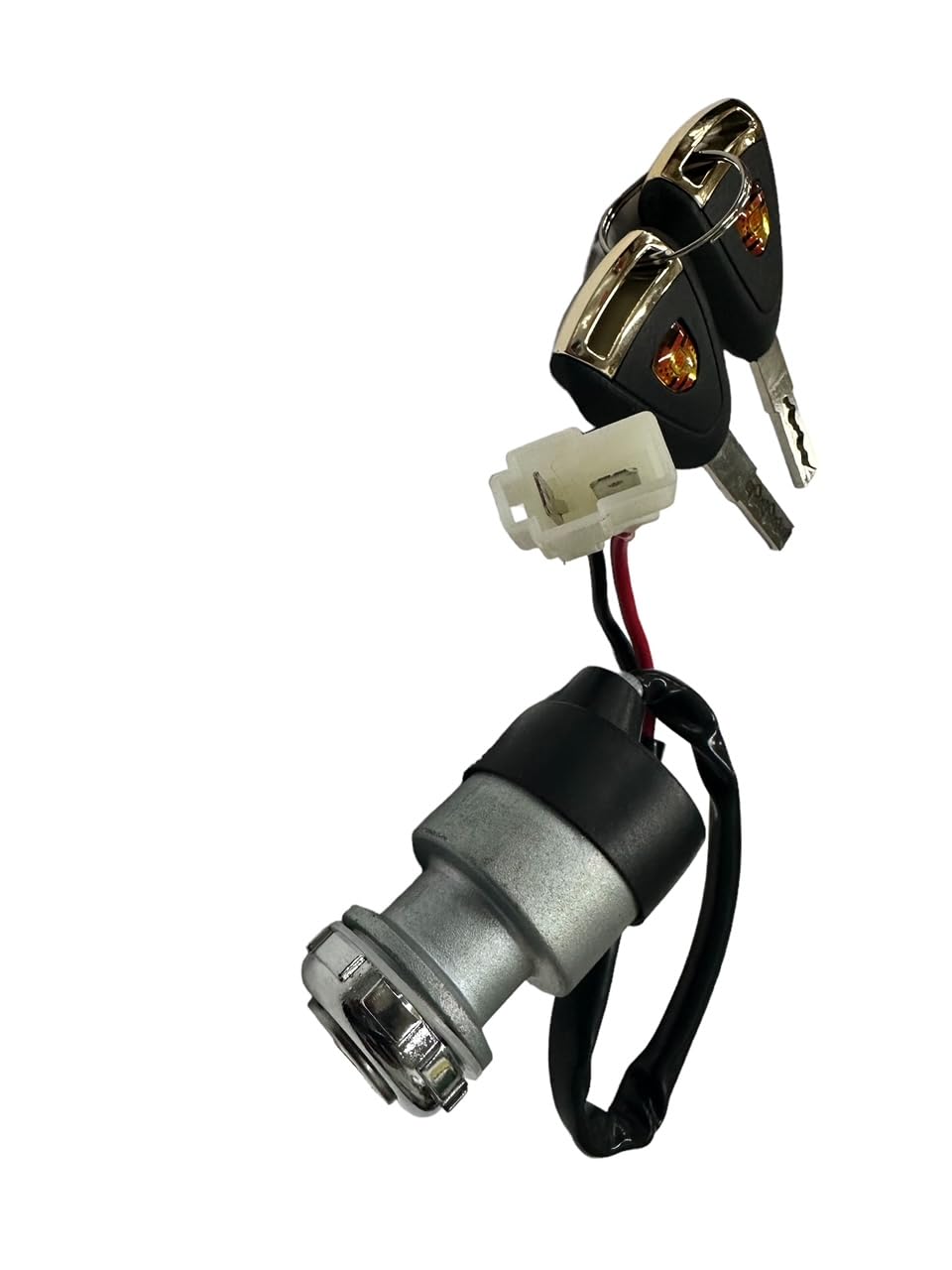 Closeup of Monroe key switch electronics showing durable contacts for reliable performance.
