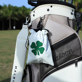 Montela Golf drawstring-closure pouch provides quick access and tamper-resistant storage.