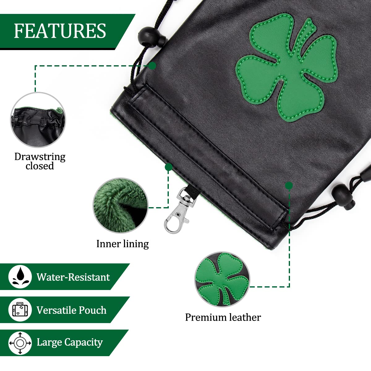 Montela Golf drawstring toggle keeps items secure during play.