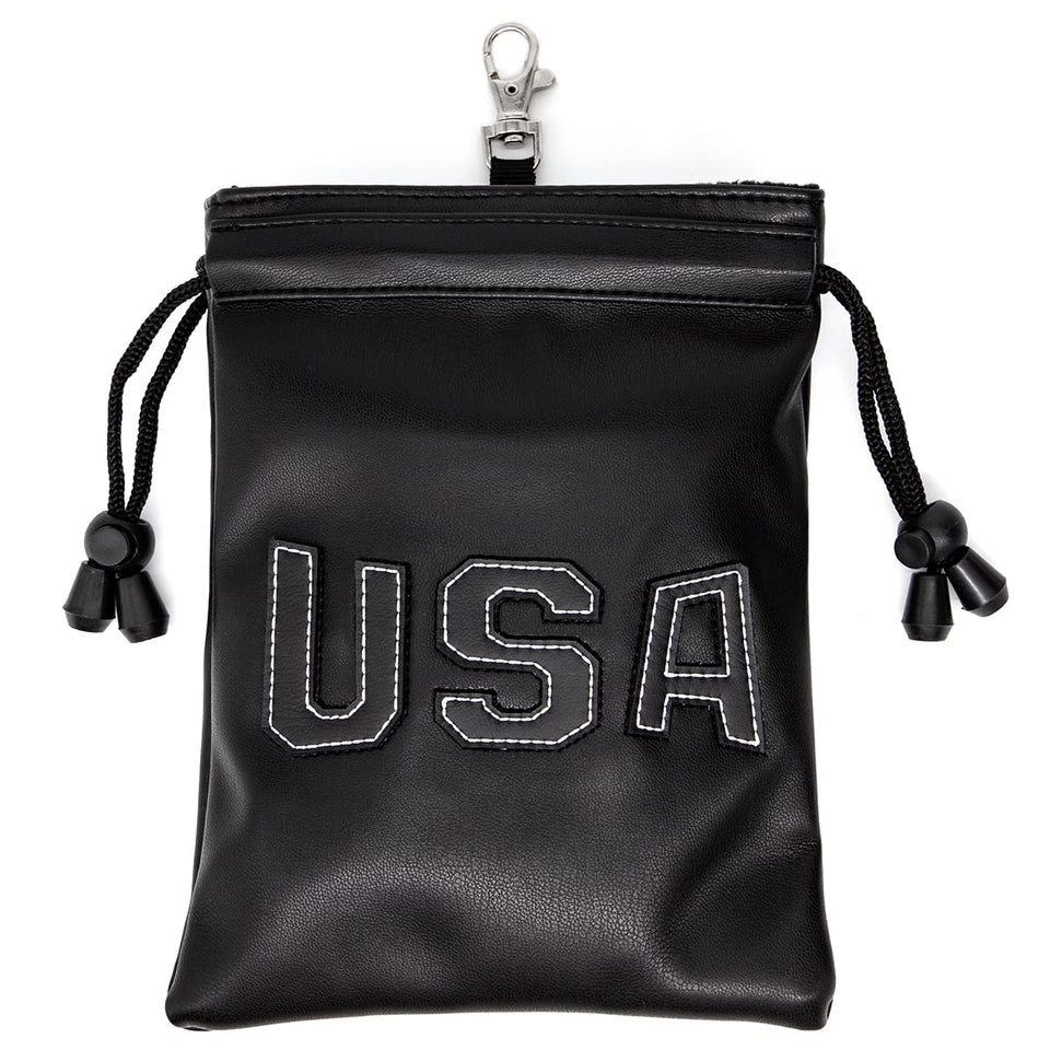 Montela Golf leather pouch with high quality PU leather, stylish and durable on the course.