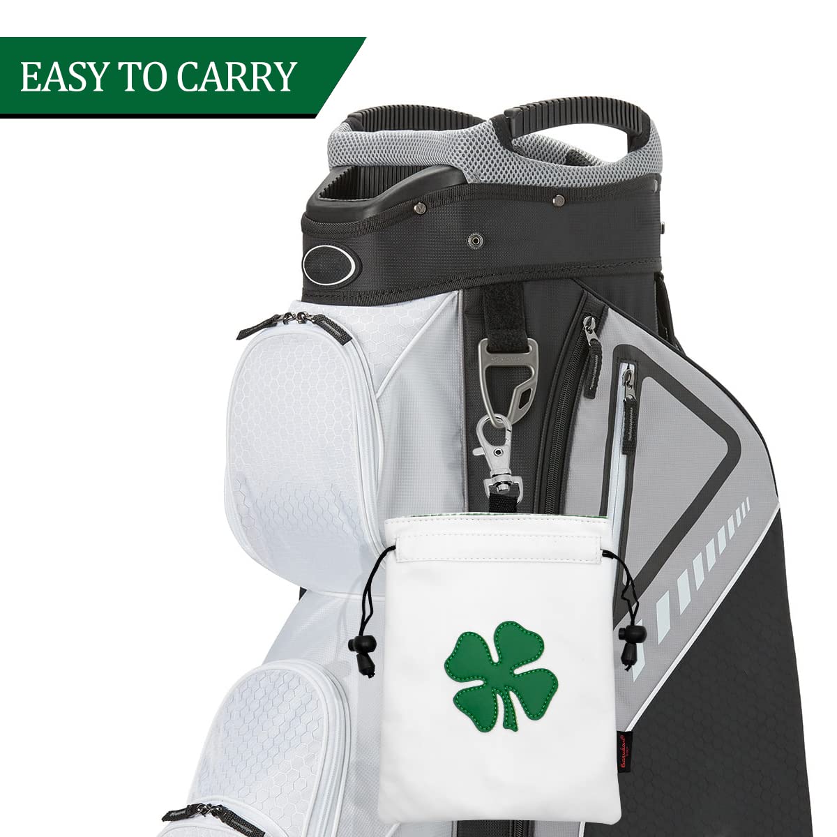 Montela Golf lucky-clover-design adds style and a touch of luck.