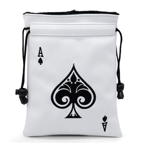 Montela Golf valuables pouch with drawstring closure securing belongings during play