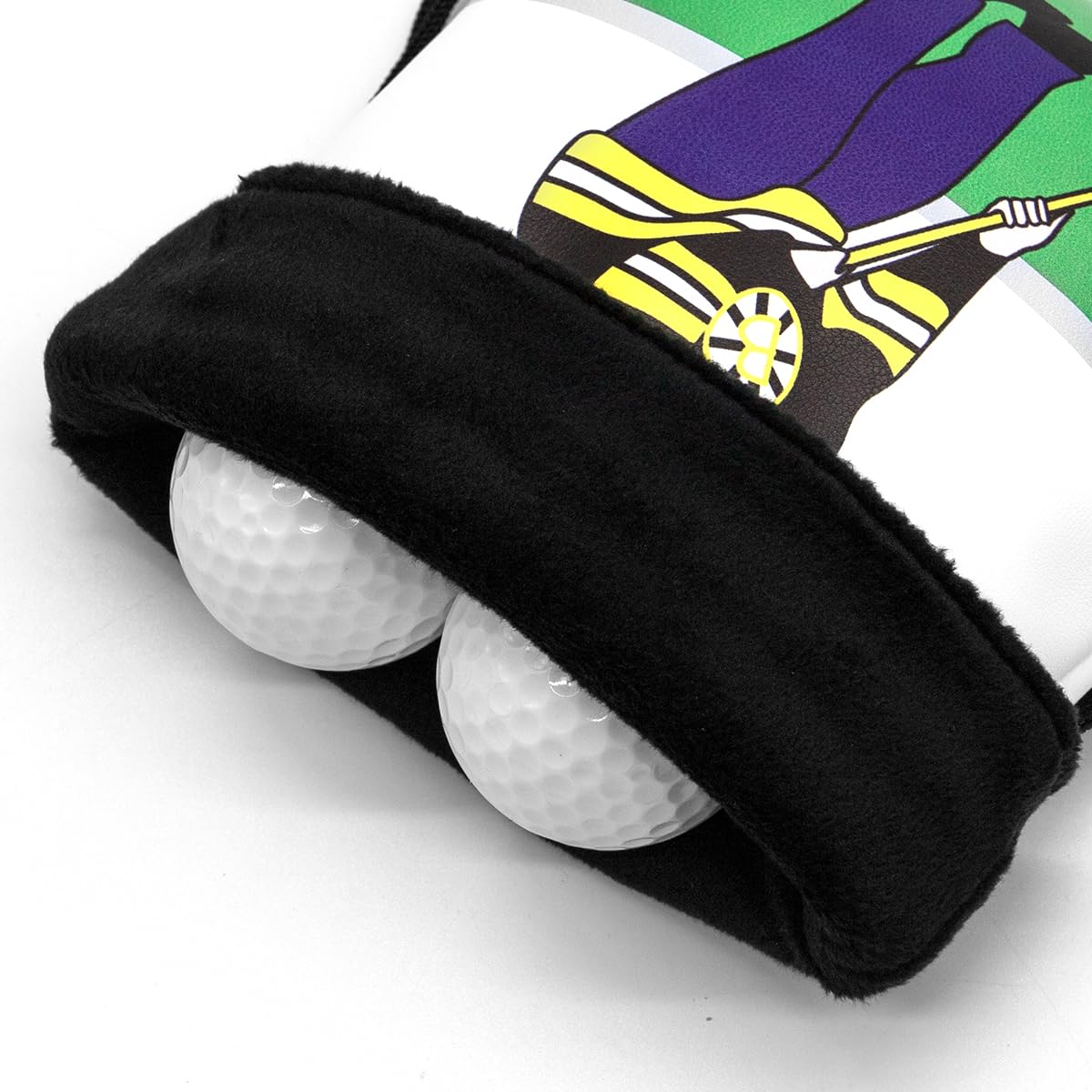 Montela Golf Valuables Pouch made of leather offers durability and easy cleaning.