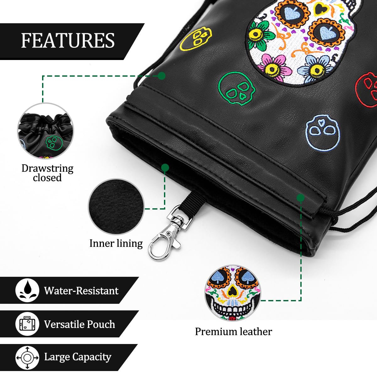 Montela Golf pouch is waterproof and dustproof for outdoor use.