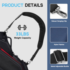 Montela Golf waterproof nylon strap keeps gear protected