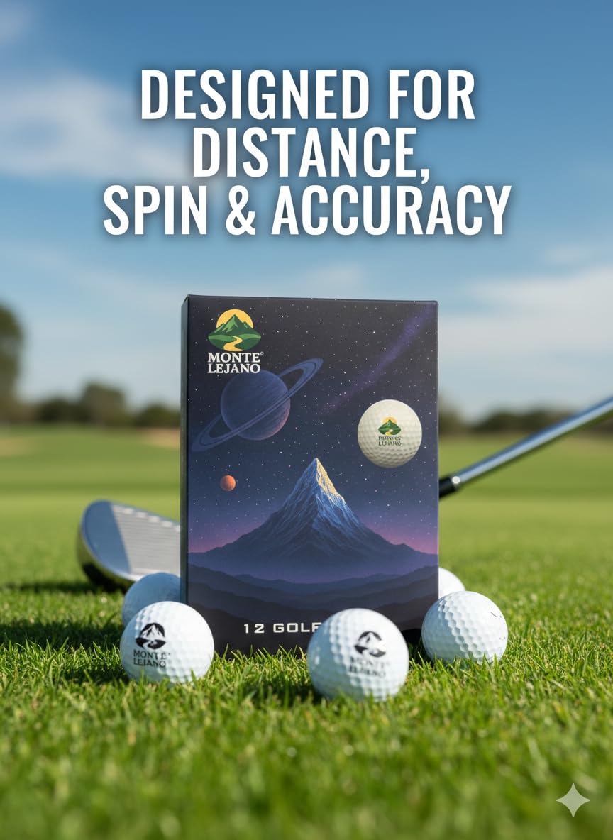 Montelejano beginner-friendly golf balls support steady play for amateurs.