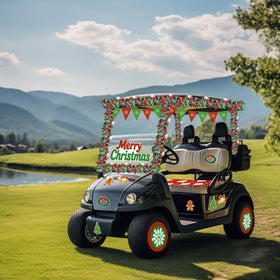 Moon Boat parade decor collection for indoor or outdoor golf carts