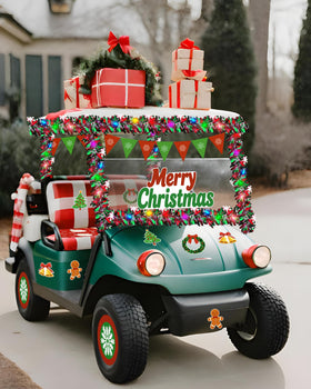 Moon Boat sticker set for customized, festive golf cart styling