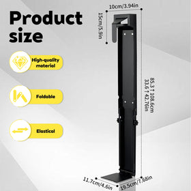 MOONACE foldable design with adjustable height for flexible installation.