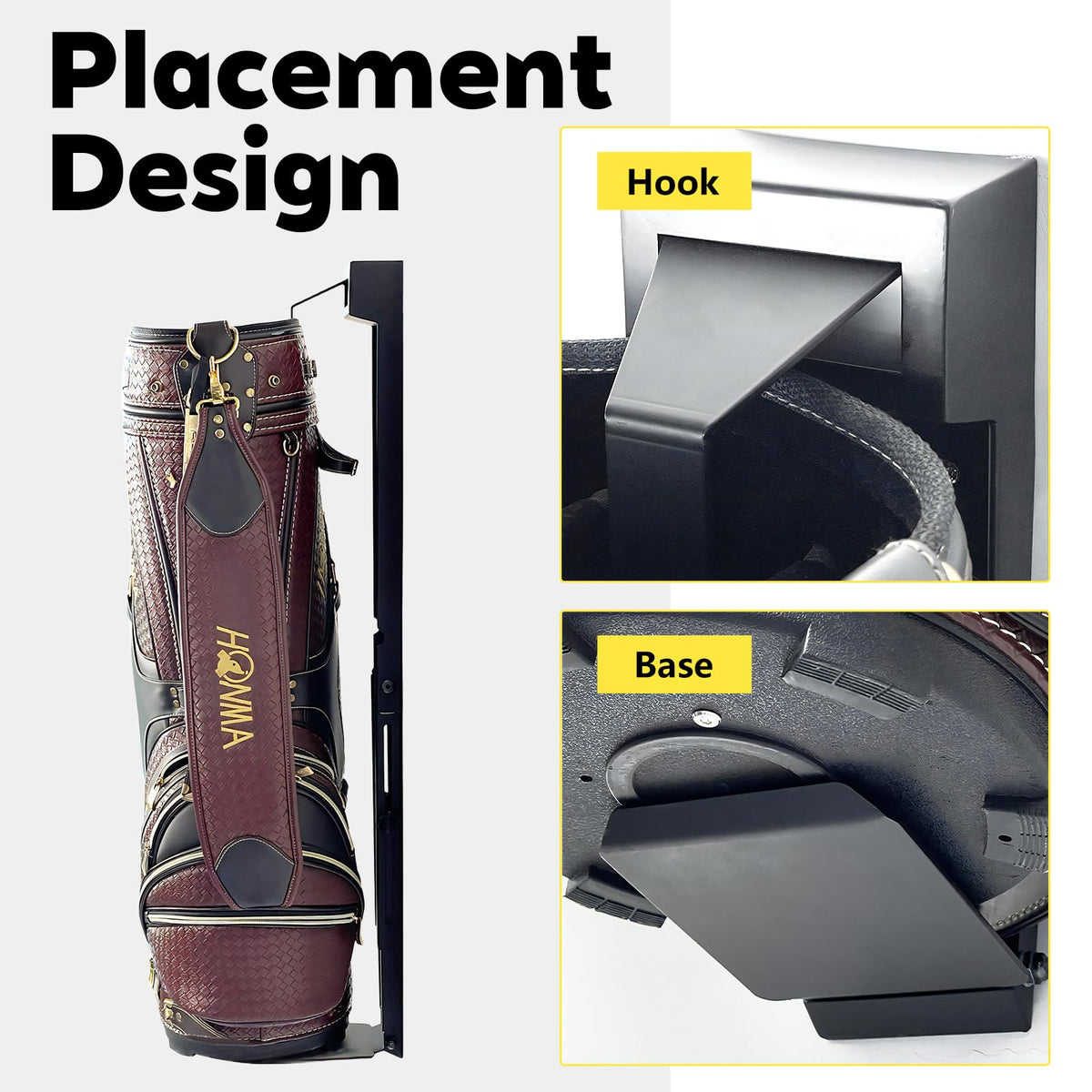 MOONACE sleek black finish blends with any space for a refined look.