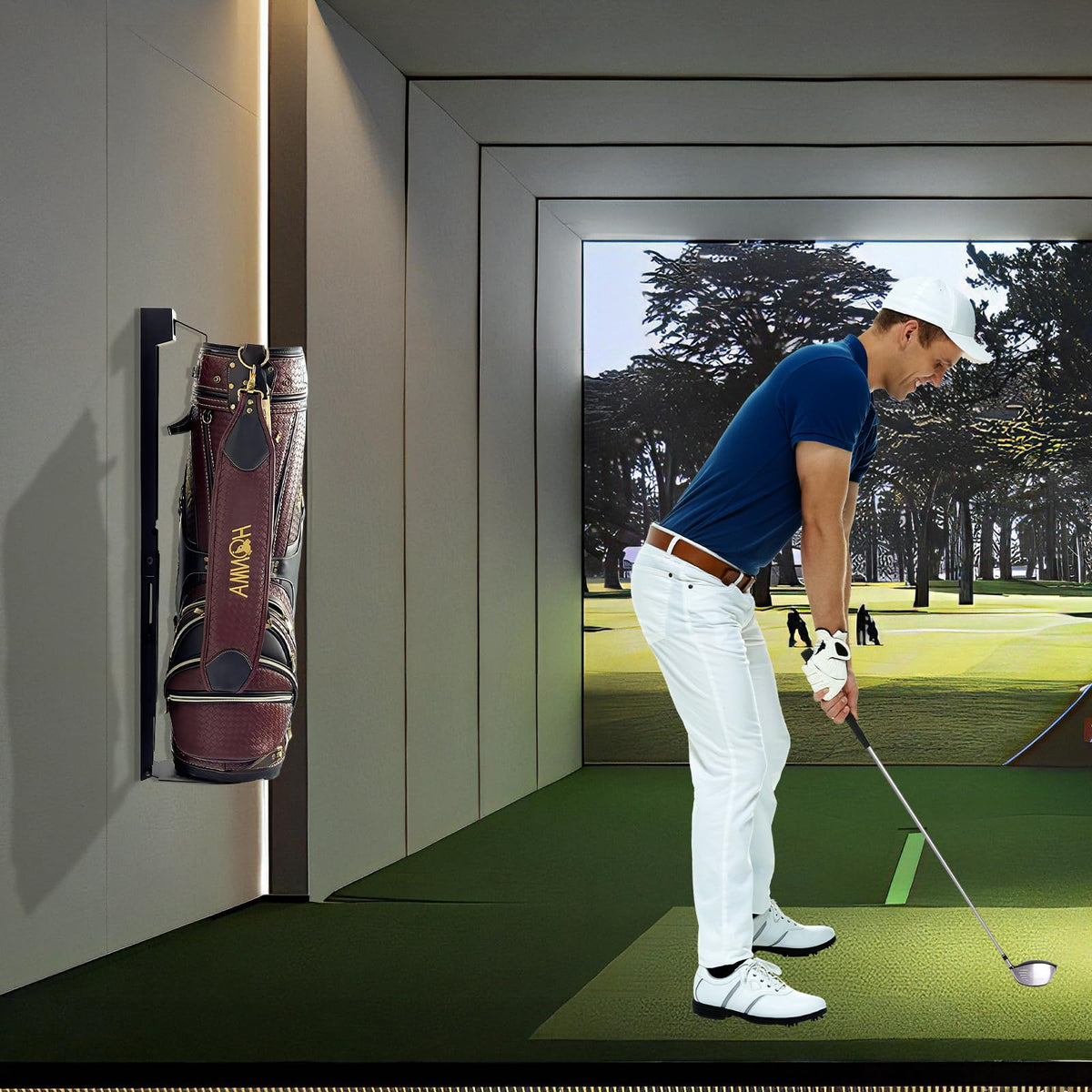 MOONACE universal compatibility fits most golf bags for versatility.