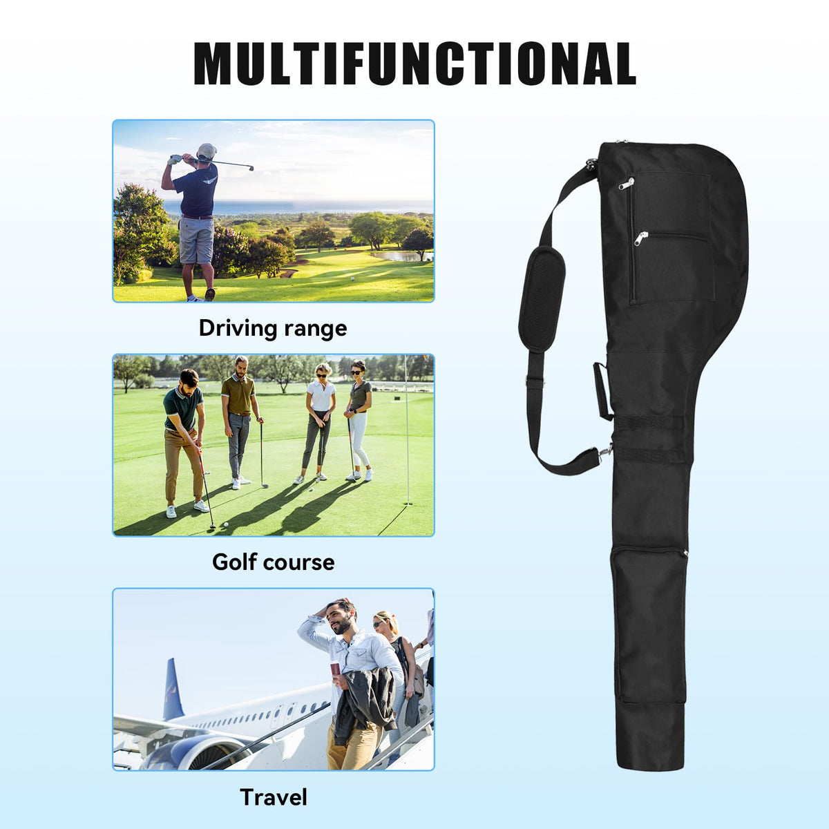 Moreen gift-ready golf carry bag ideal for golfers of all levels.