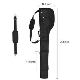 Moreen Sunday bag waterproof construction protects clubs in rain and humidity.