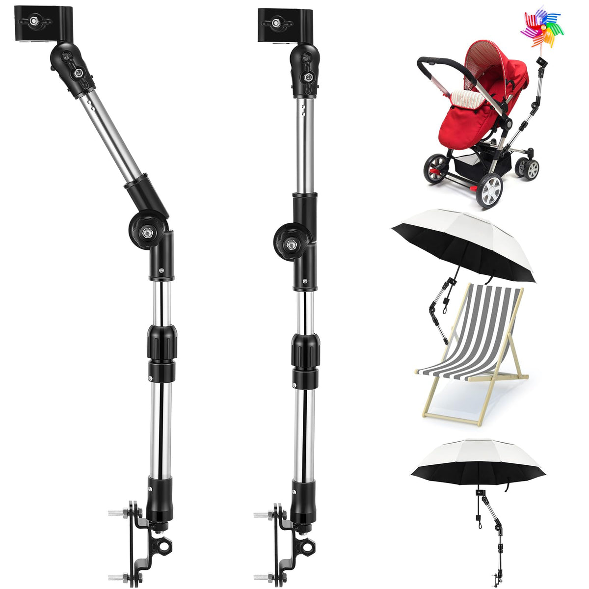 MorningRo umbrella mount set for portable shade on the go.