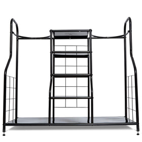 Ideal for garages, homes, or travel setups with two bags.