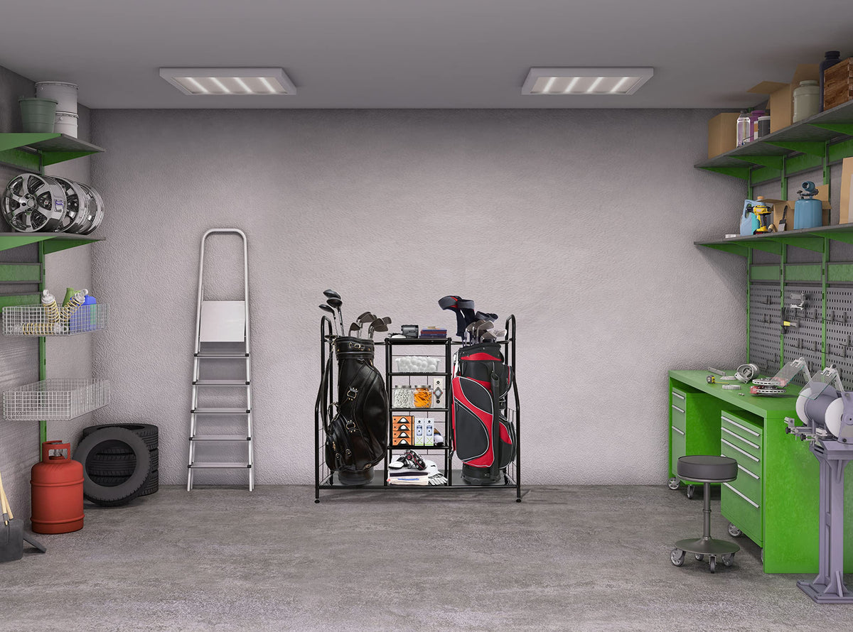 Soft edges protect clubs and accessories from scratches.