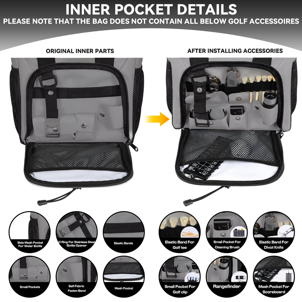 MORXPLOR adjustable shoulder strap for comfortable carrying.