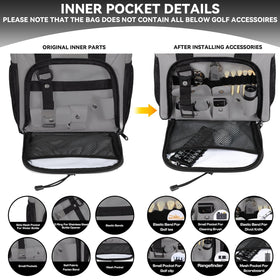 MORXPLOR adjustable shoulder strap for comfortable carrying.