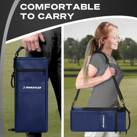 Compact MORXPLOR cooler emphasizes portable convenience for golfers.