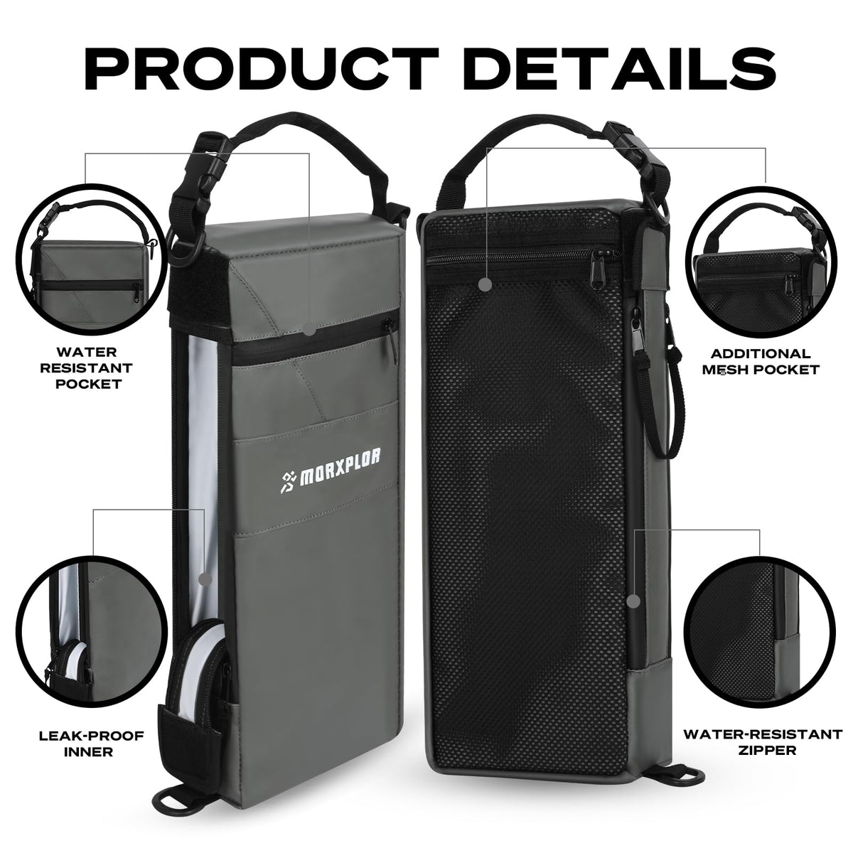 MORXPLOR golf cart cooler accessory keeps drinks chilled during rides.