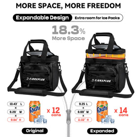 MORXPLOR insulated liner maintains coolness for up to 8 hours