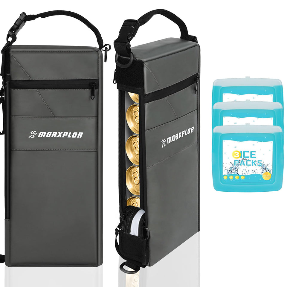 MORXPLOR golf cooler bag keeps 6 cans cold on the course.
