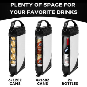 MORXPLOR cooler bag attaches to golf cart for fast mid-round drinks.