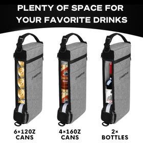 MORXPLOR Golf Cooler Bag fits golf carts for quick access on the course.
