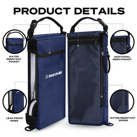 Open MORXPLOR cooler bag showing dual insulation layers for lasting cold.