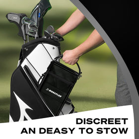 MORXPLOR Golf Cooler Bag on the green captures on-course versatility