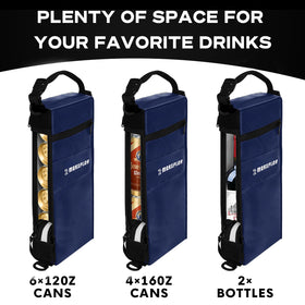 MORXPLOR outdoor cooler in hiking setup for camping or trips.